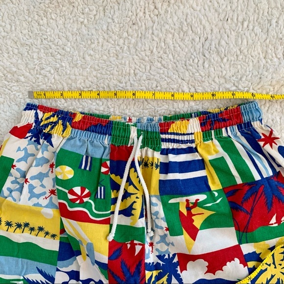 VTG Single-Stitch Beach Surf Drawstrng Board Short - Picture 4 of 10
